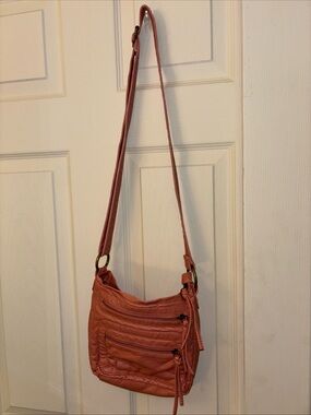 Everyday Shoulder Crossbody Bag in Rust Orange
